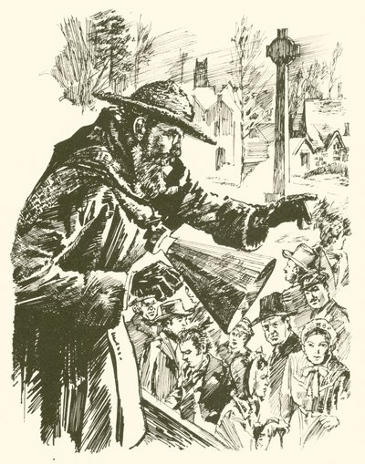 Anthony Trollope holder en politisk tale af English School